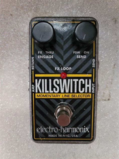 electro-harmonix killswitch guitar effect pedal with box|Used Electro.